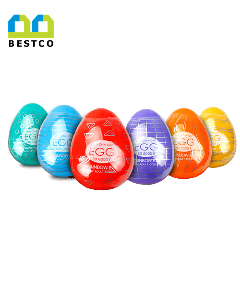 Male Masturbation Rainbow Egg Sex Toys